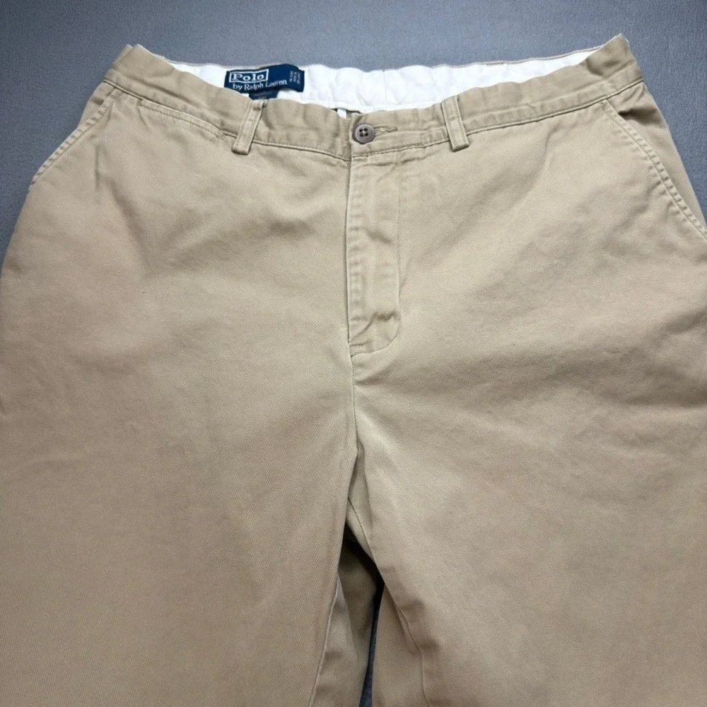 Polo Ralph Lauren Prospect Pant Chino Straight 34x30 (FIT 32x29) Tan Cotton Prep